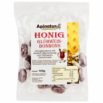 Honig-Bonbons mit Glühwein-Geschmack