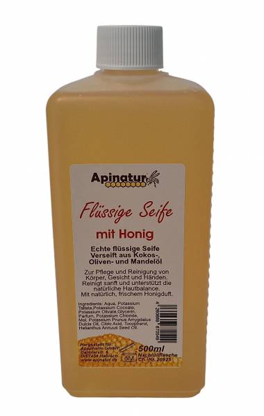 Flüssige Honigseife Nachfüllflasche Flüssige Honigseife Nachfüllflasche